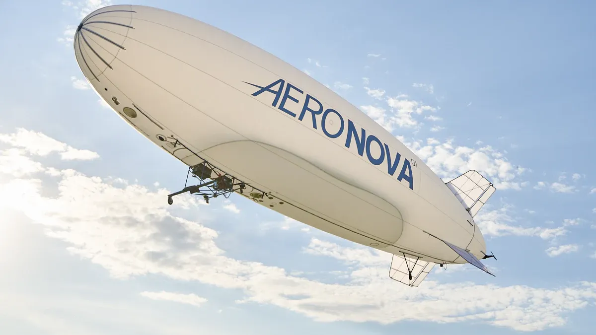 Aeronova Company conducts flight tests of unmanned airship NOVA-01