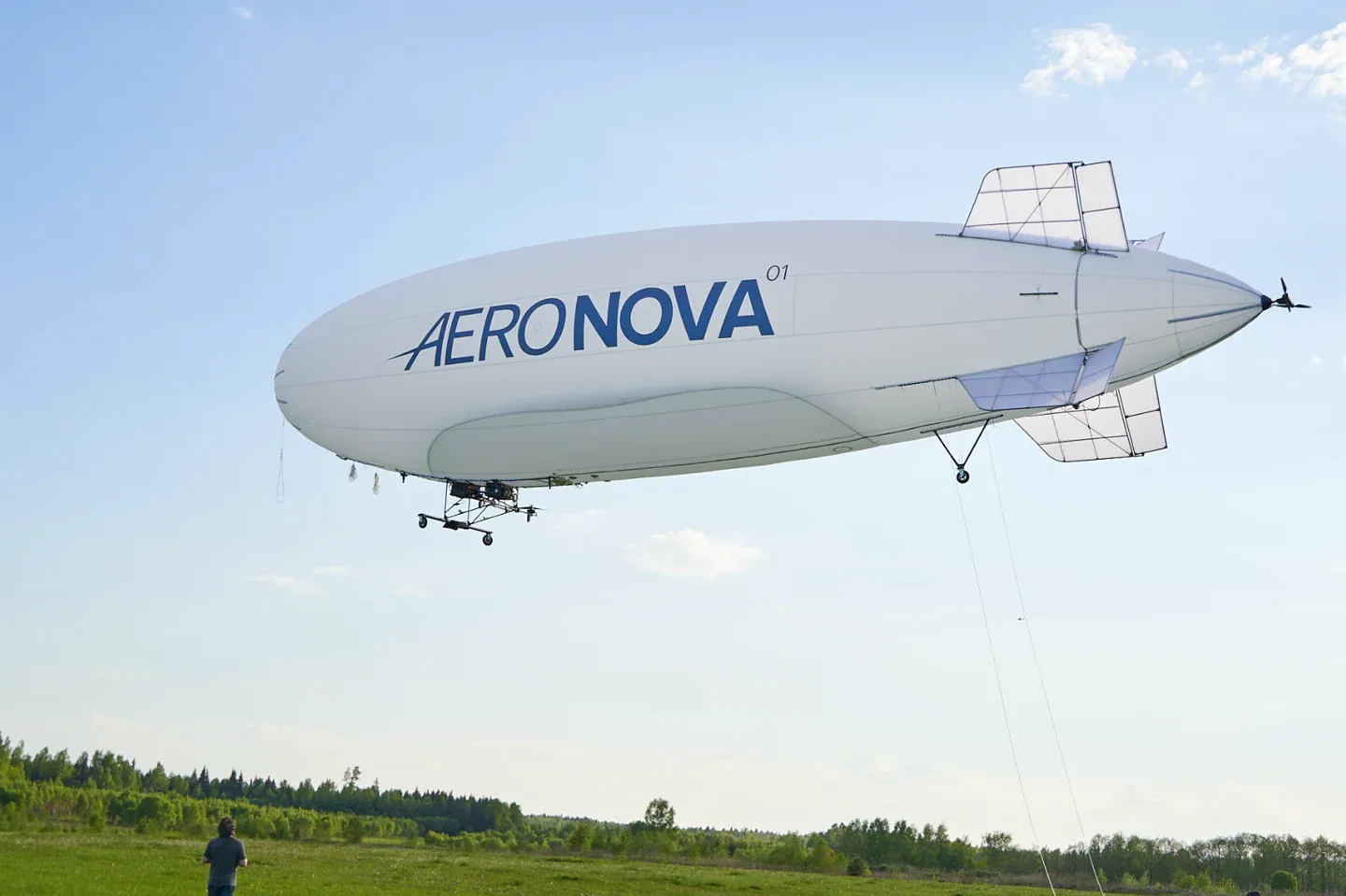 Aeronova Company conducts flight tests of unmanned airship NOVA-01