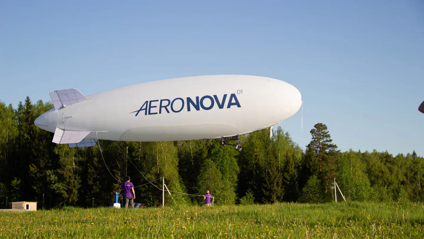 Initial flight tests of the unmanned airship NOVA-01 have commenced